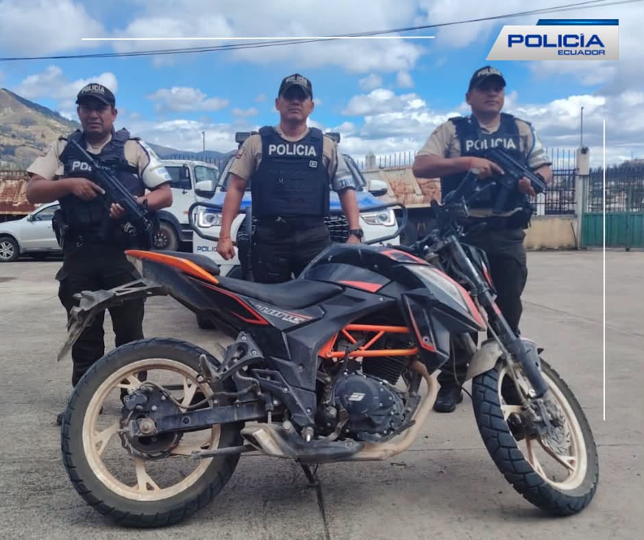 Motocicleta recuperada