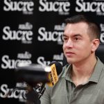 Daniel Noboa habló este 27 de julio sobre una posible reelección. Foto: Secretaría de Comunicación