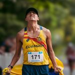 Iván Oña en su última competencia de Marcha. Foto: Cortesía