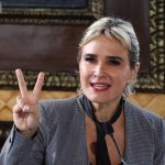 Cynthia Viteri anunció su precandidatura a la Alcaldía de Guayaquil. Foto: API