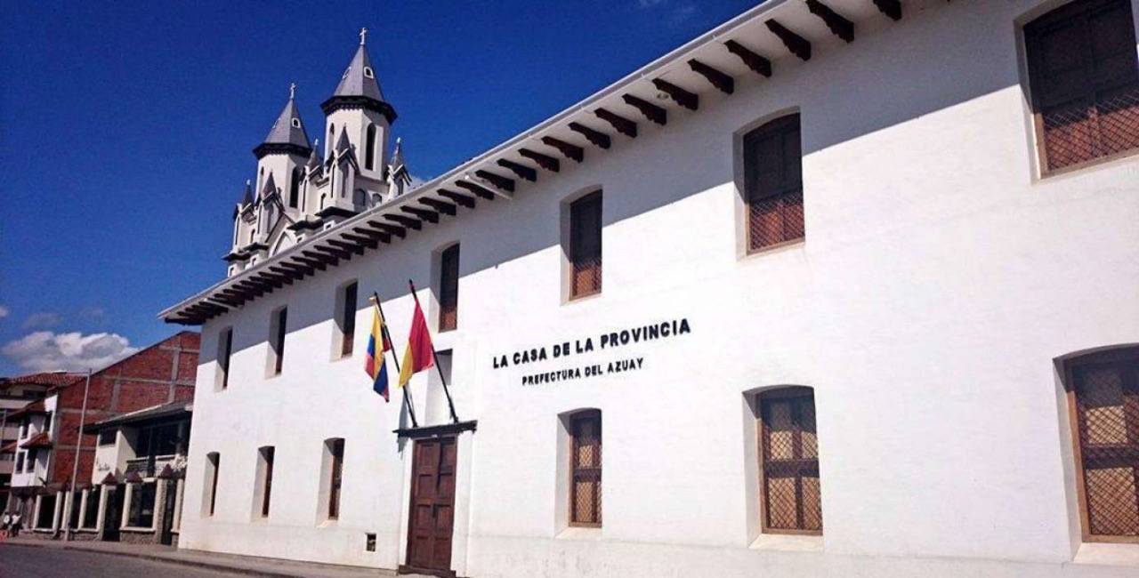 Este año se elige al decimoquinto prefecto o prefecta de la provincia de Azuay, cuya sede central es la Casa de la Provincia. /Cortesía
