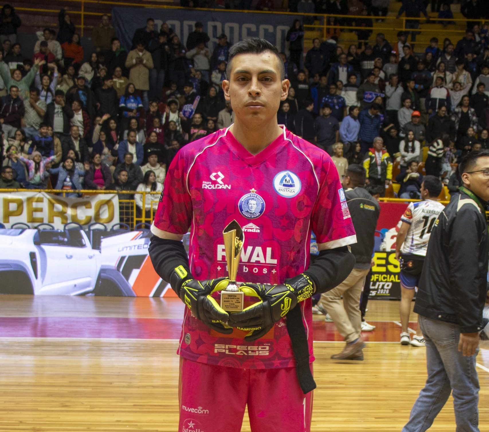 Pedro Cordero, arquero del Barrio Don Bosco, fue figura del encuentro. /JRO