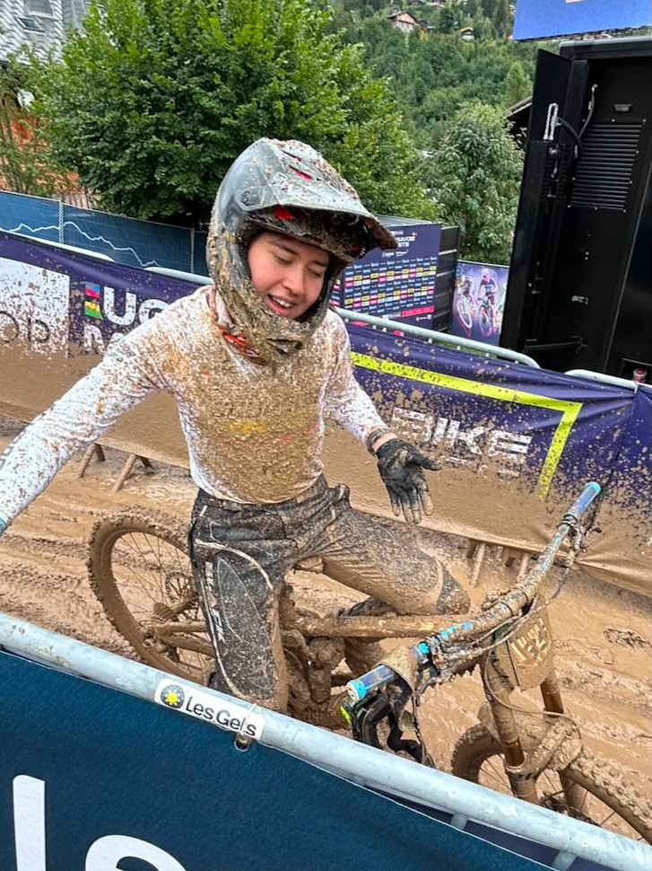 Rafaela Roldán luego de la final disputada en Francia. / Cortesía