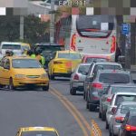 Un nuevo accidente de tránsito se presentó en la avenida Huayna Cápac y Calle Larga. /Cortesía