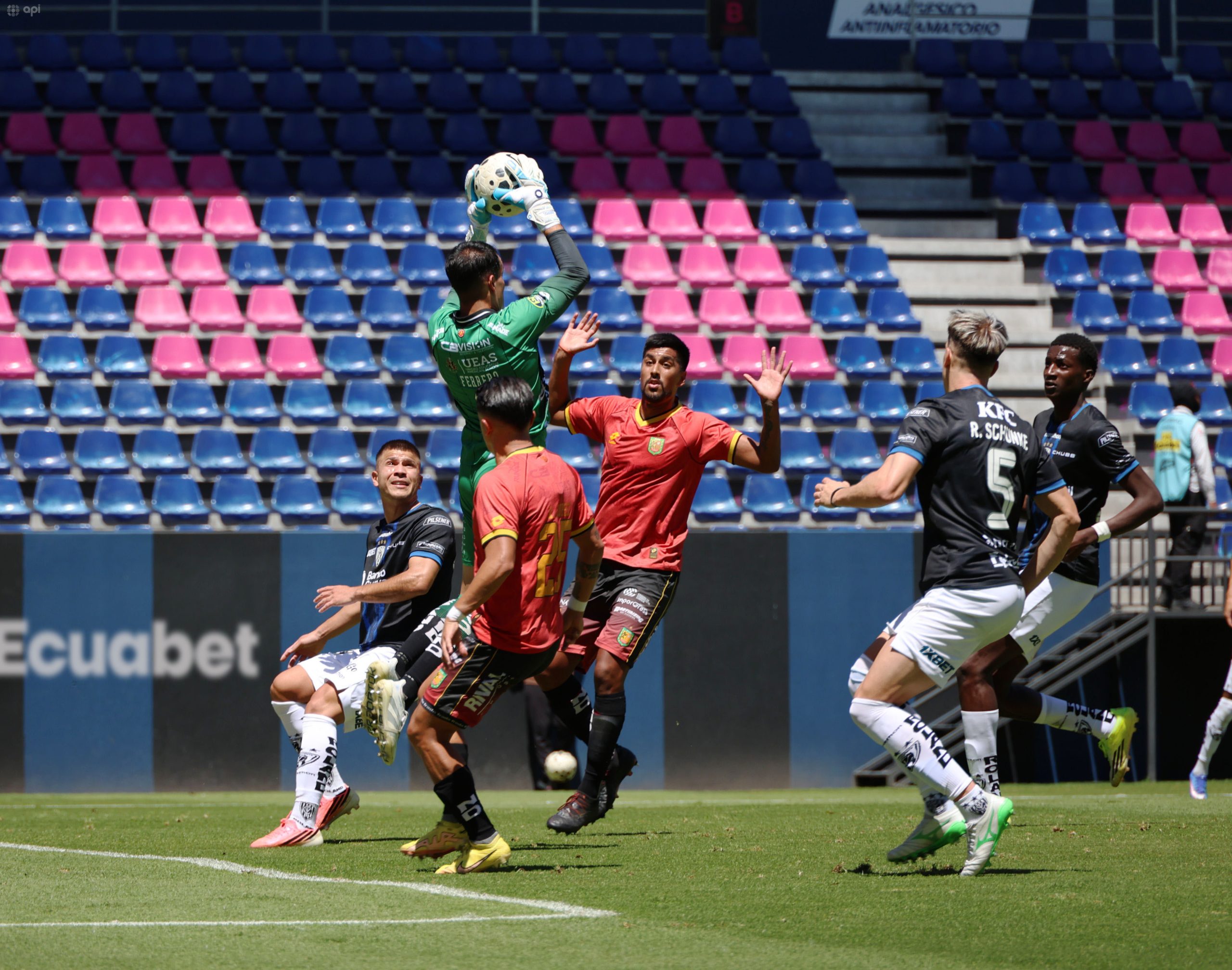 Deportivo Cuenca sumó una nueva derrota en la LigaPro 2026. Foto: API