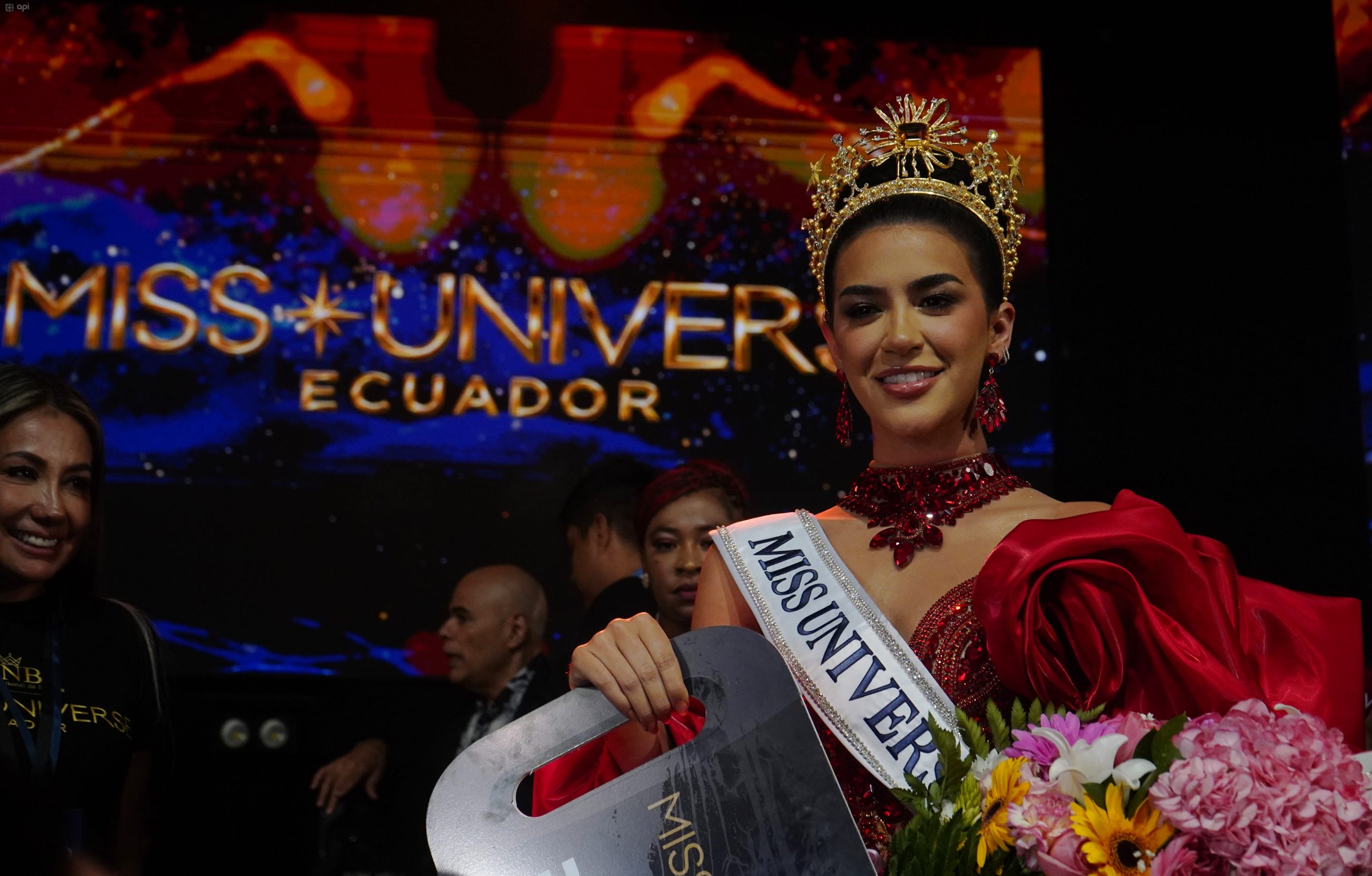 Dalia Bucaram fue seleccionada como la Miss Universo Ecuador 2026. Foto: API