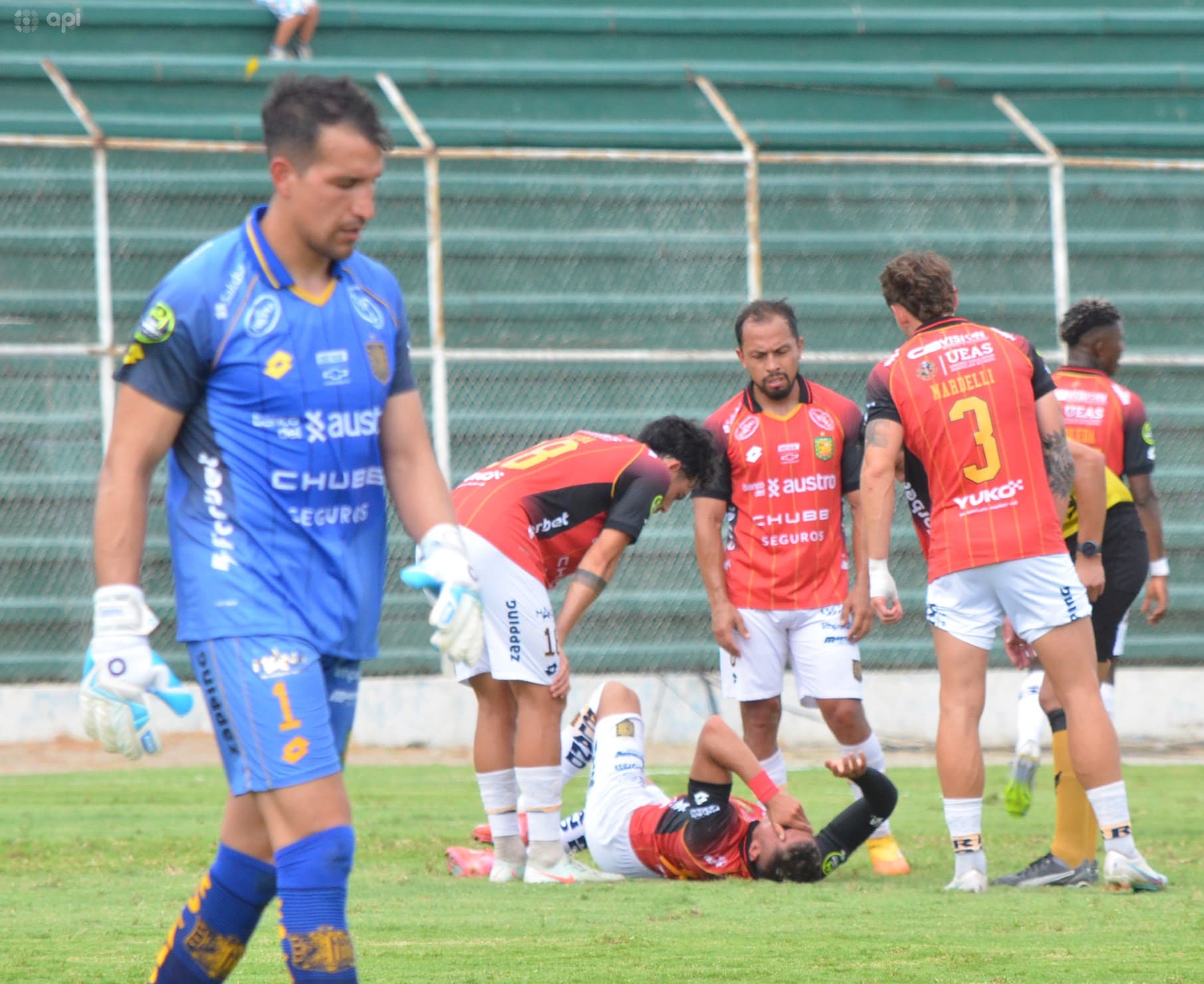 Deportivo Cuenca volvió a perder en la LigaPro 2026 la tarde de este 16 de agosto. Foto: API