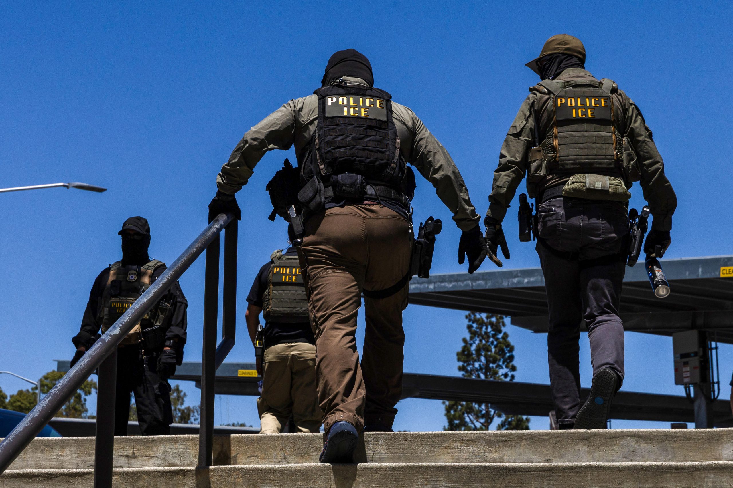 Agentes del ICE.