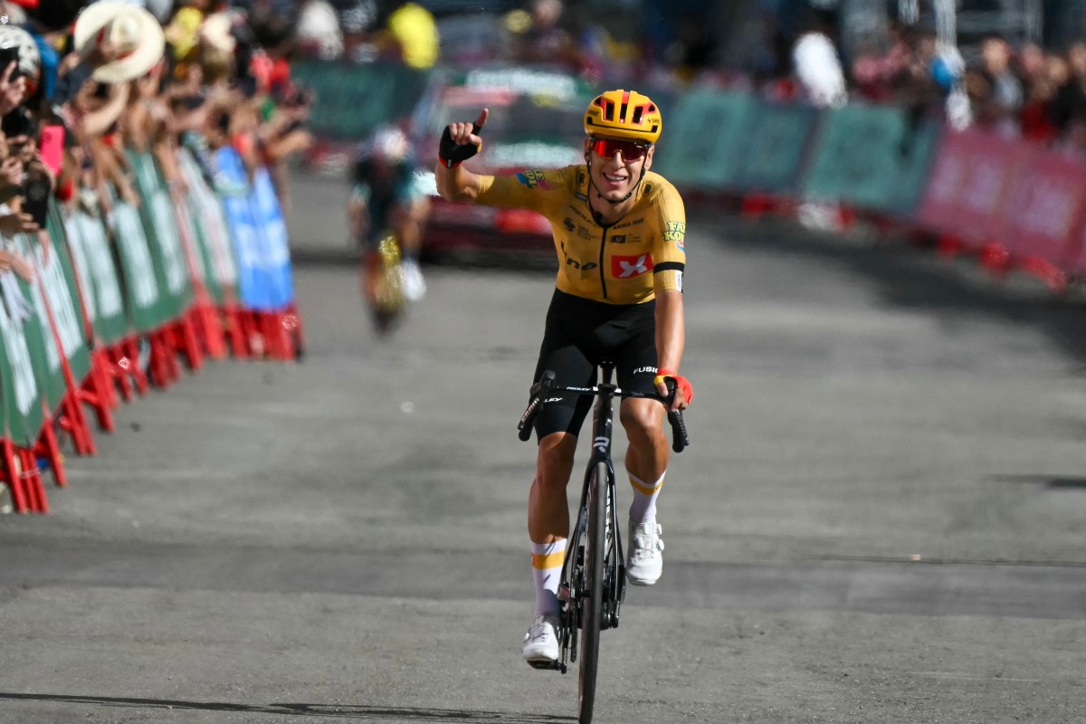 Tobias Johannessen ganó la etapa 7 de la Vuelta a España. Foto: AFP