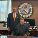 Milton Pauta Mosquera fue reconocido como ‘alcalde por un día’ en la ciudad de Danbury, en el condado de Fairfield, que corresponde al estado de Connecticut, en Estados Unidos. /Cortesía