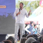 Roberto Luque, ministro de Infraestructura y Transporte anunció que el nuevo acceso sur a Cuenca costaría entre 35 y 45’000.000 de dólares. /Cortesía
