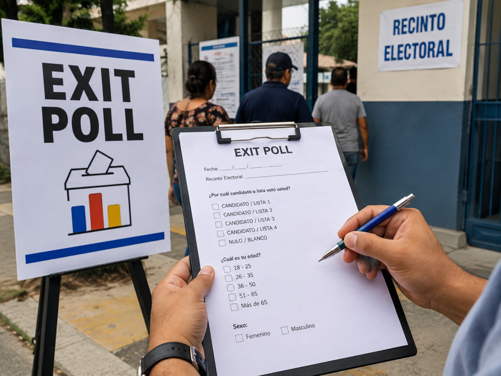 Reglamento para los exit poll para las elecciones del 29 de noviembre.