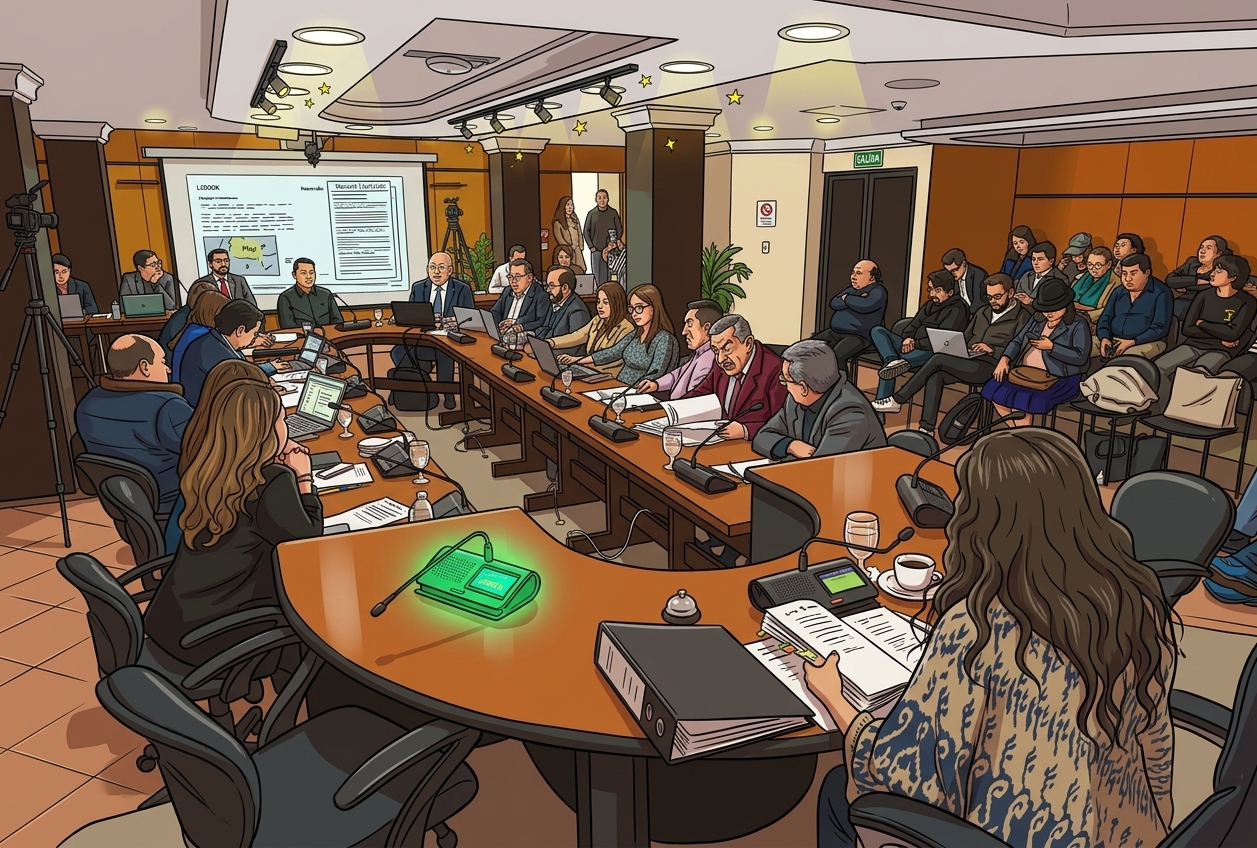Los candidatos a concejales que obtengan el mayor respaldo en las urnas ocuparán un puesto en el Concejo Cantonal. / Foto referencial generada con inteligencia artificial de Gemini