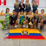 Azuayas tras su participación en Brasil. /Cortesía