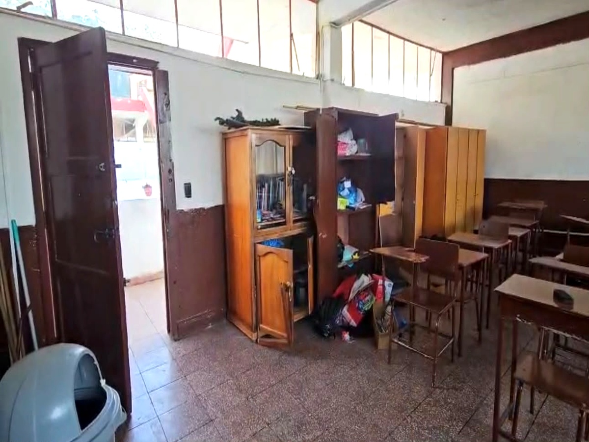 Delincuentes han ingresado al menos siete veces durante este mes a la Unidad Educativa Víctor Gerardo Aguilar, en Cuenca.