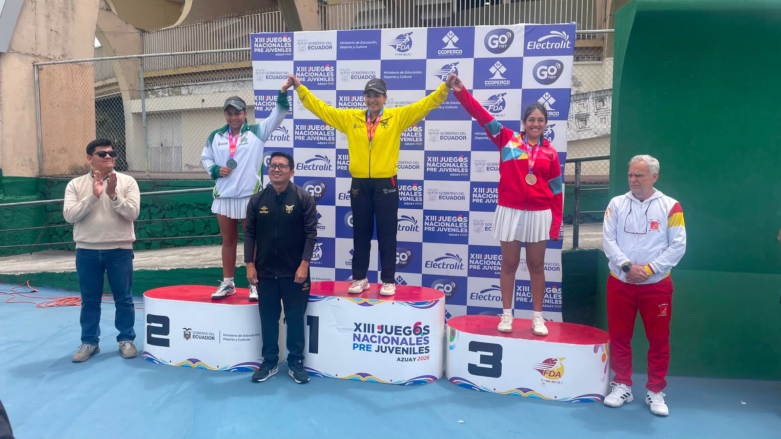 Alejandra Almeida ganó la medalla de bronce en singles damas de tenis. Foto: El Mercurio