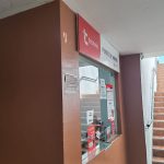 Punto de venta de las tarjetas del tranvía.