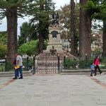 El Parque Calderón tiene un nuevo piso tras concluirse el reemplazo. Foto: El Mercurio