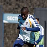 Enner Valencia en el entrenamiento de Boca Juniors. Foto: Boca Juniors