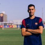 Sergio Busquets en su presentación en el Barca B. Foto: FC Barcelona