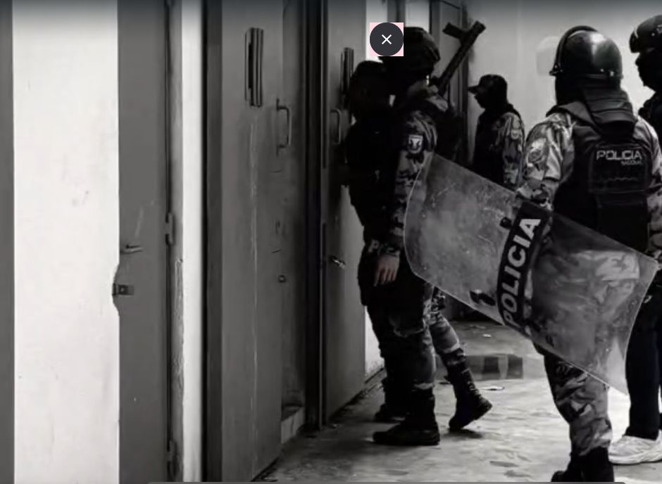 Uno de los detenidos se encontraba en la cárcel de Turi, en Cuenca. Foto captura de un vídeo de la Policía Nacional