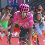 Richard Carapaz en la etapa de la Vuelta a España. Foto: Richard Carapaz