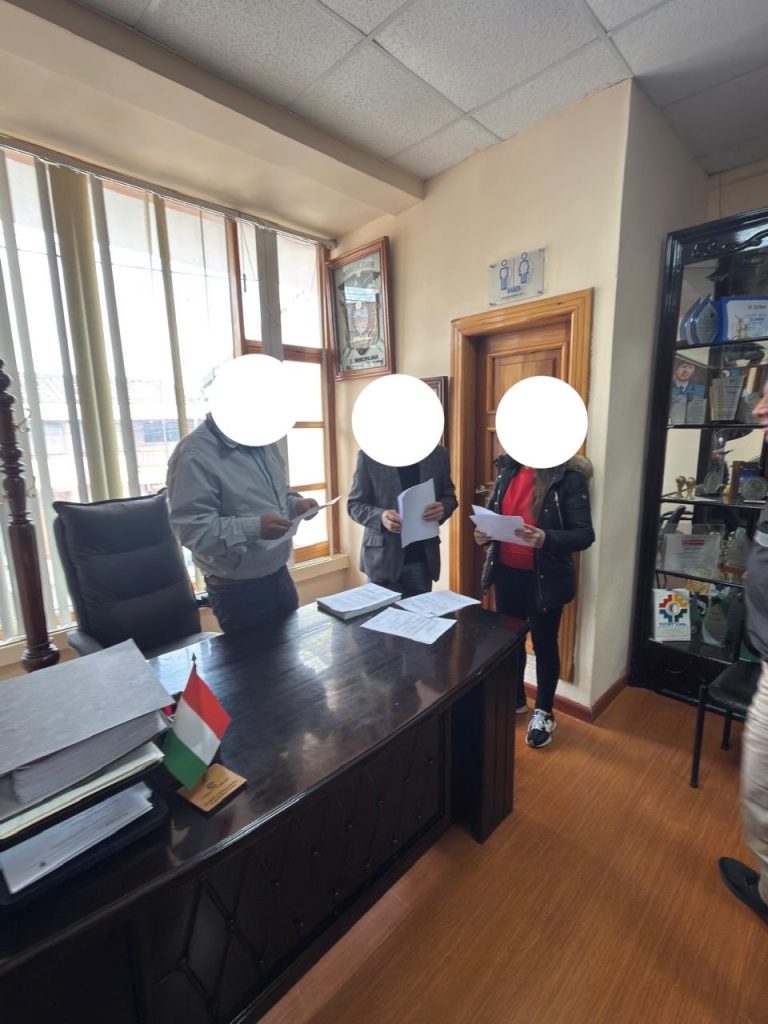 El ministro del Interior compartió una fotografía del operativo para detener al alcalde de El Tambo. Foto: X