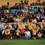 Jugadoras de Ecuador celebran triunfo. Foto: La Tri