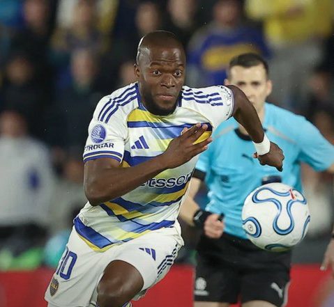 Enner Valencia en su debut con Boca Juniors. Foto: Boca Juniors
