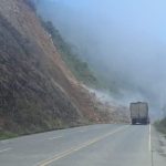 La vía Cuenca-Molleturo-El Empalme está cerrada este 20 de agosto. Foto: MIT