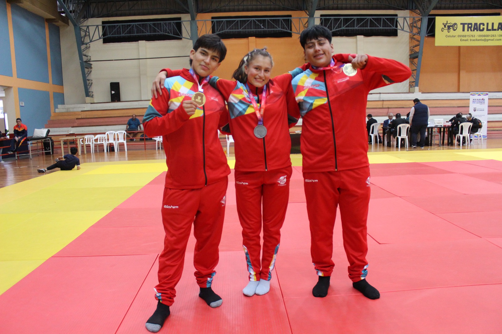 Judocas azuayos celebran medallas en los Juegos Nacionales Prejuveniles. Foto: El Mercurio