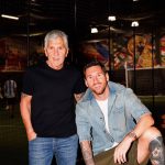 Lionel Messi junto a Jorge Messi. Foto: Lionel Messi