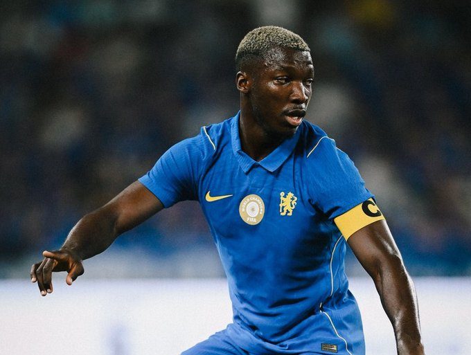 Moisés Caicedo en su primer partido con el Chelsea en la pretemporada. Foto: Chelsea