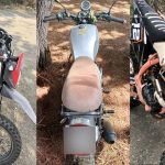 Estas tres motocicletas, reportadas como robadas, fueron recuperadas en la parroquia Sayausí. /Cortesía