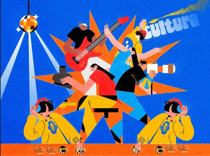 Ilustración de la agenda de actividades por el Día de la Cultura.