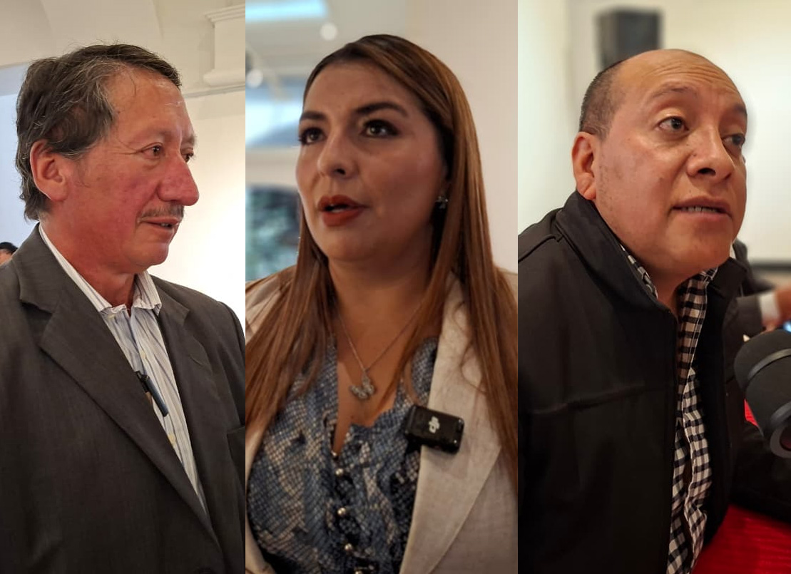 Tres concejales de Cuenca dieron detalles sobre la labor desempeñada en materia de fiscalización. /Cortesía