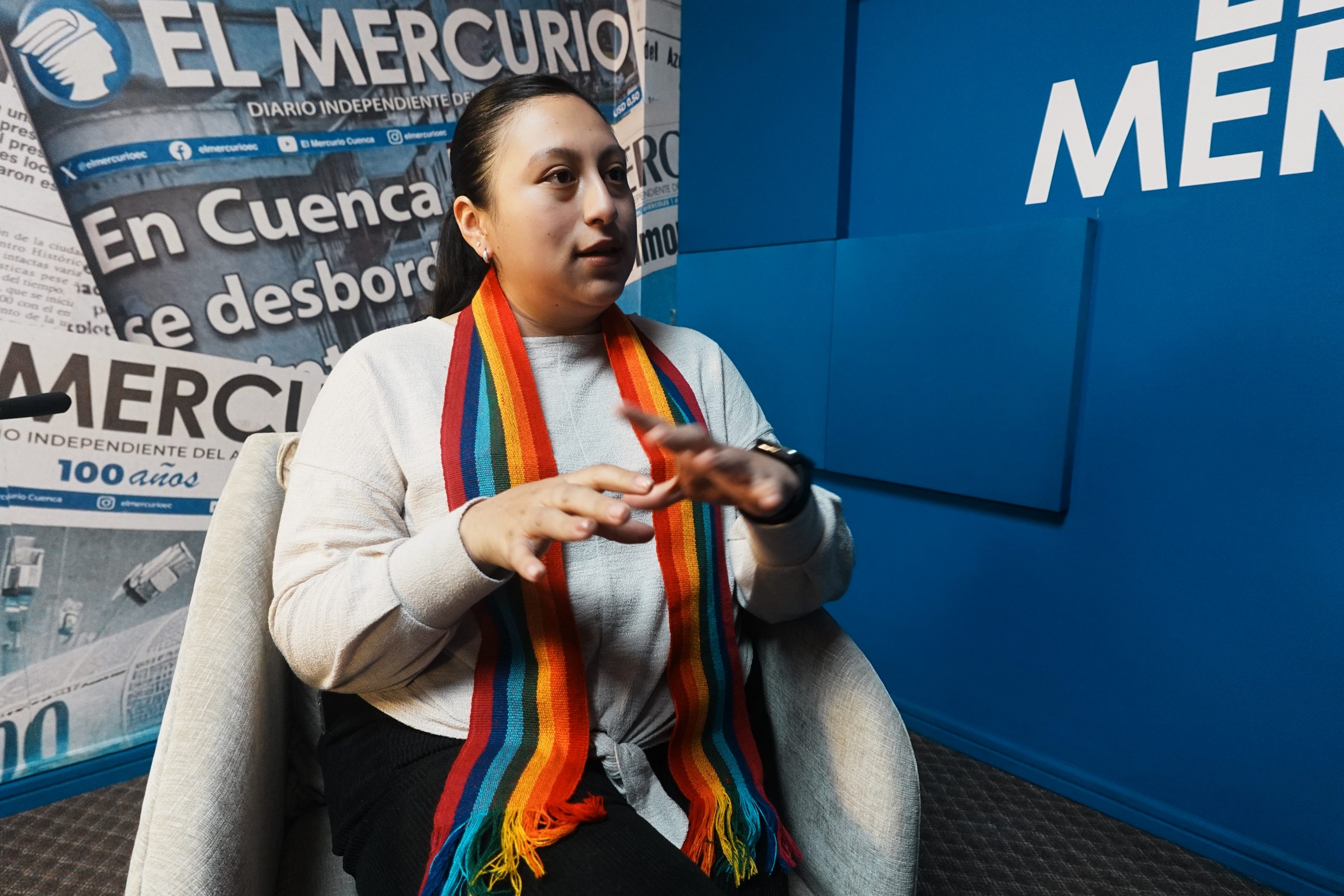 Diana Mera Quito es la candidata a la Alcaldía de Cuenca por Pachakutik (Lista 18).