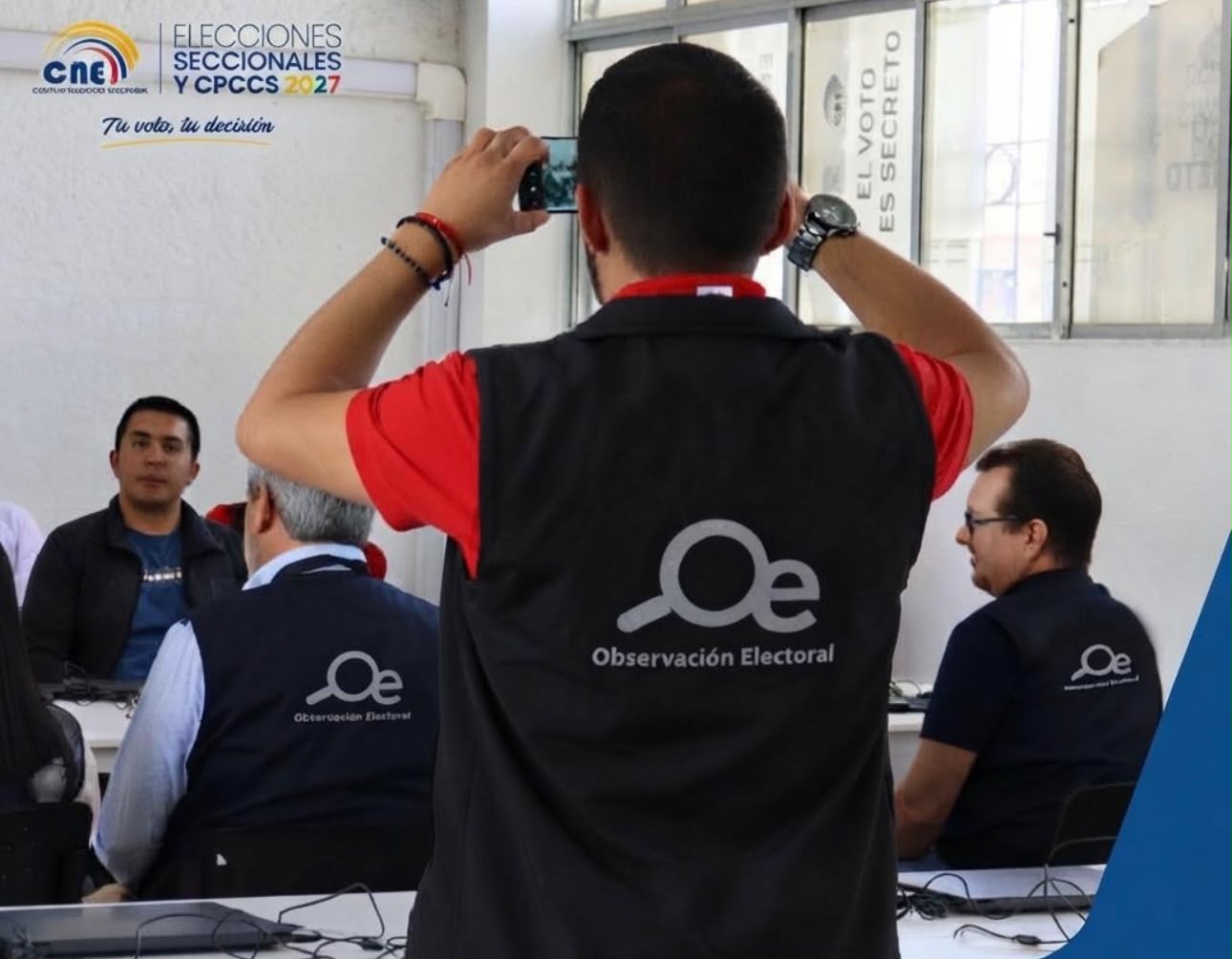 El CNE Azuay avanza en la organización de las elecciones y ultima el registro de observadores electorales.