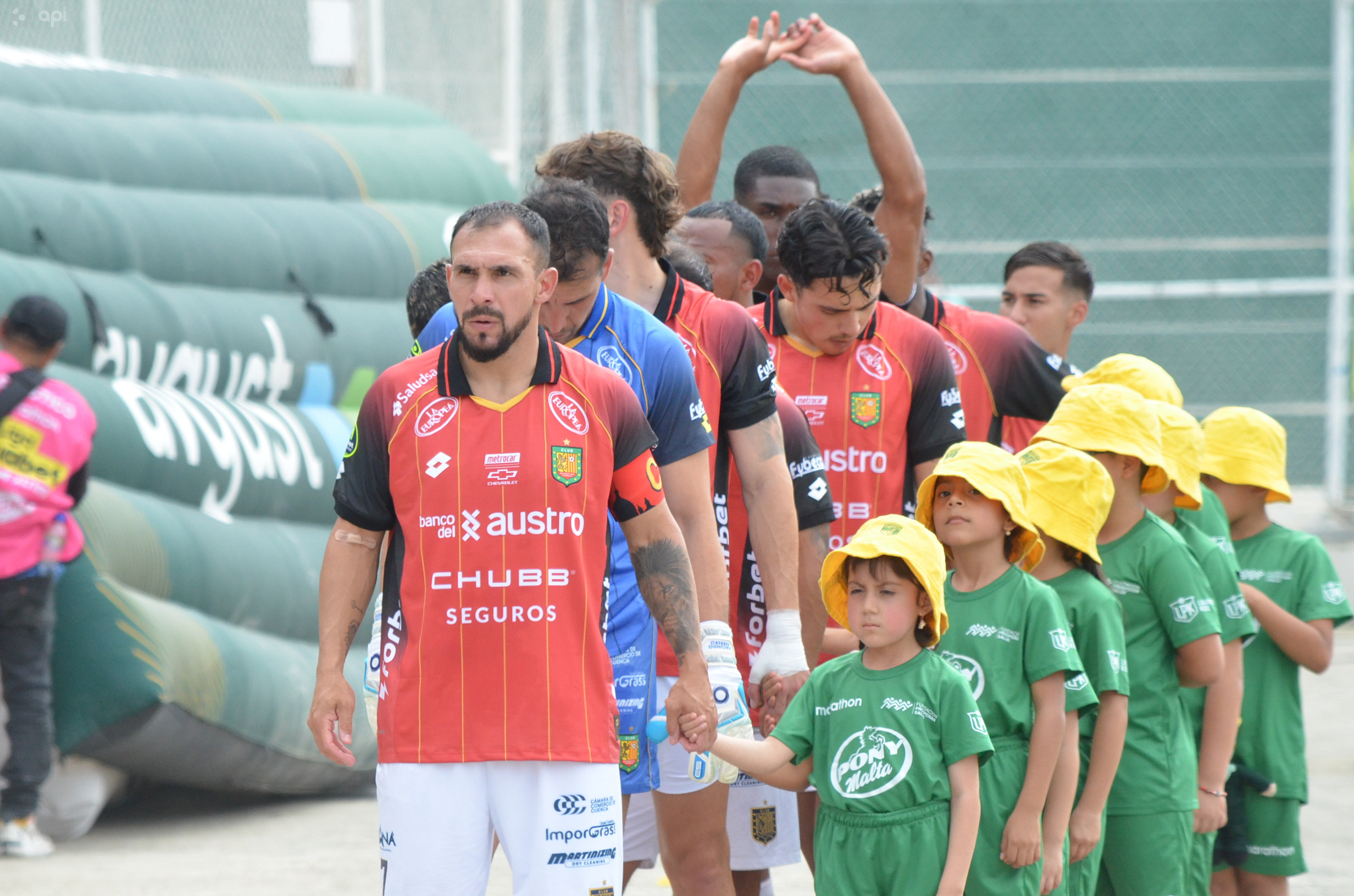 Deportivo Cuenca juega este 2 de septiembre frente a Guayaquil City. Foto: API