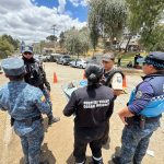 Agentes de la Guardia Ciudadana asistieron aun ciudadano que falleció en el sector del camal, en Patamarca. /Cortesía