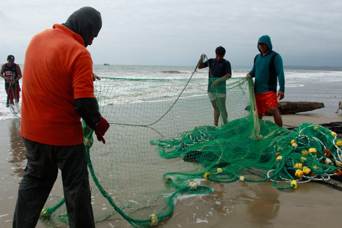 Los pescadores están sintiendo las consecuencias del Fenómeno de El Niño. Foto: AFP