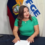 Ximena Rojas Castro es la nueva fiscal provincia de Azuay tras la salida de Marcos Flores Calle. /Cortesía