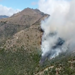 Un grave invendio forestal se registró en Cochapamba, parroquia Molleturo. /Cortesía