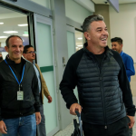 Marcelo Gallardo llegó a Ecuador para dirigir a la Tri. /Coprtesía