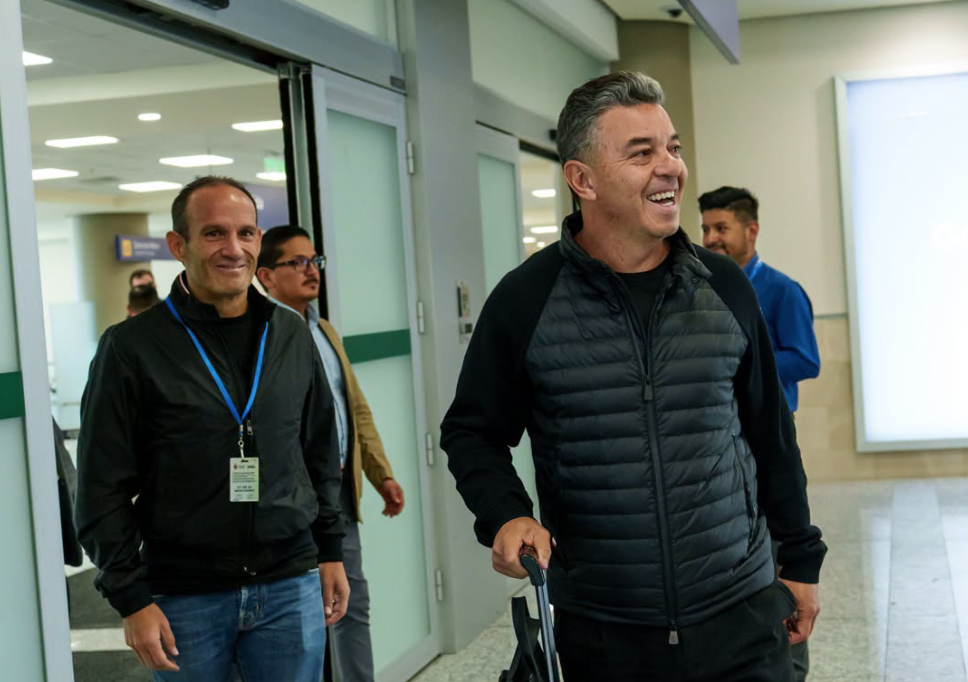 Marcelo Gallardo llegó a Ecuador para dirigir a la Tri. /Coprtesía