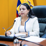 El Municipio de Cuenca emitió un comunicando, negando que la alcaldesa subrogante, Marisol Peñaloza, haya recomendado un nombre para que asuma la viceprefectura del Azuay. /EL MERCURIO
