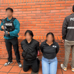 Dos personas fueron detenidas por la Policía Nacional. Foto: PN