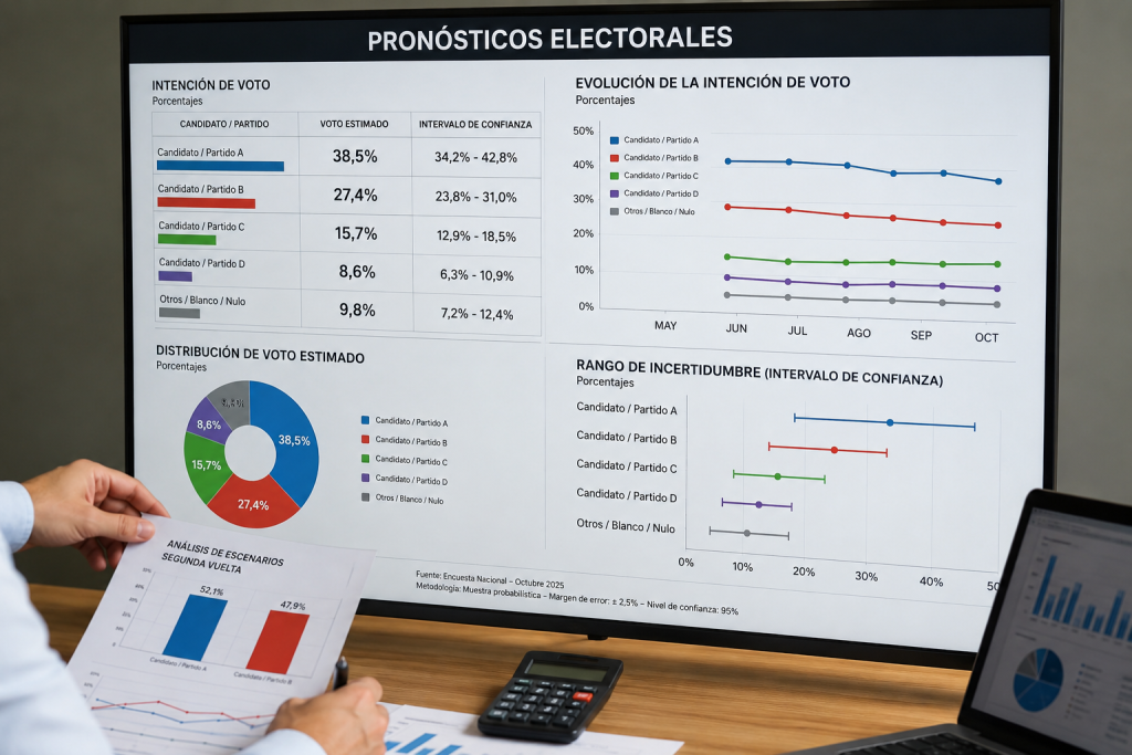 CNE tiene cinco autorizados para hacer pronósticos electorales para estas elecciones.