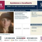 Un mujer de Ecuador,estudiante de doctorado en México está reportada como desaparecida.