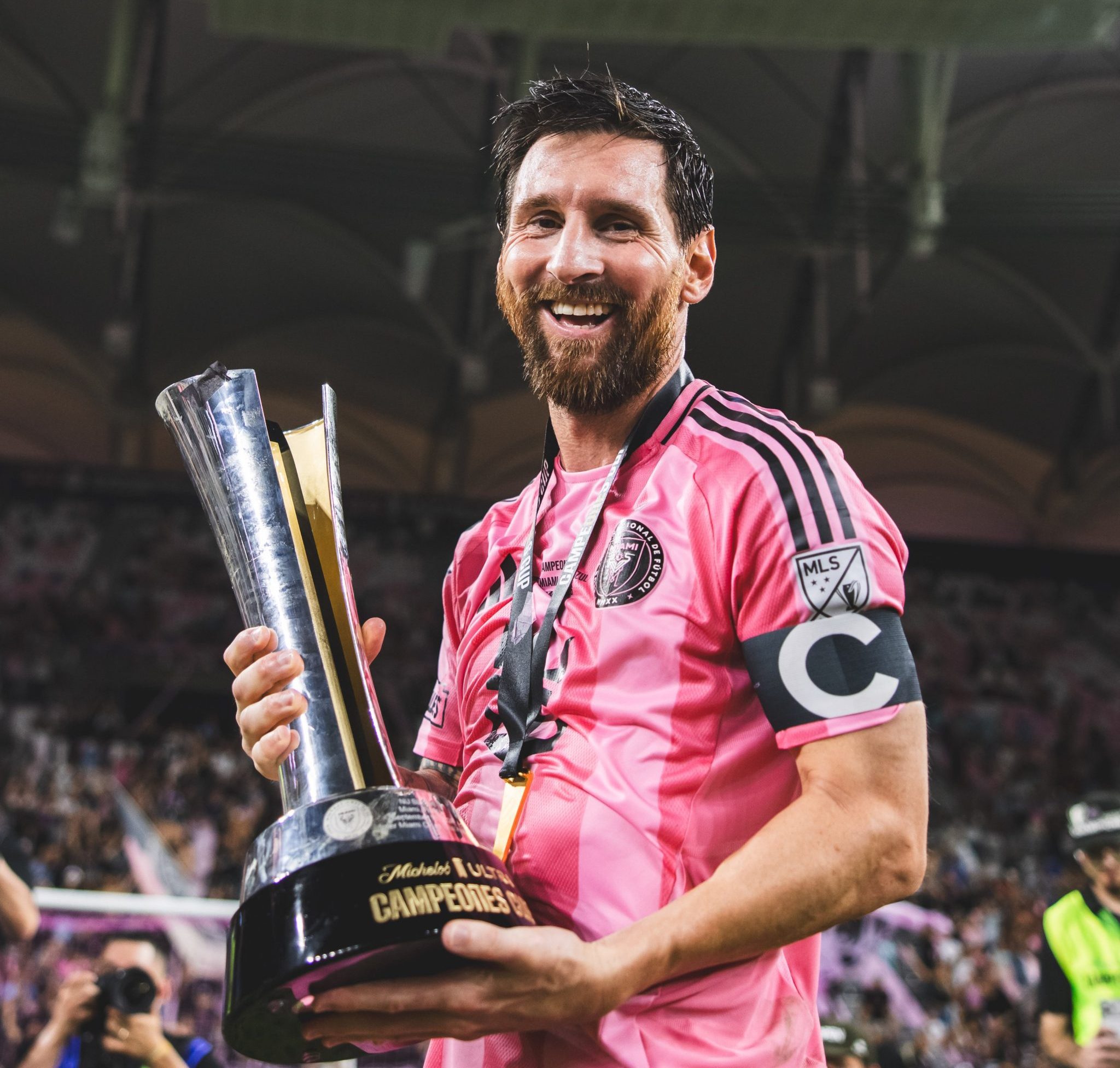 Lionel Messi levanta un nuevo título con el Inter Miami. Foto: Inter Miami
